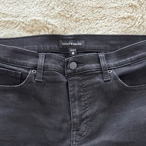 Lucky Brand Women’s Black Ava Mid Rise Skinny Jeans